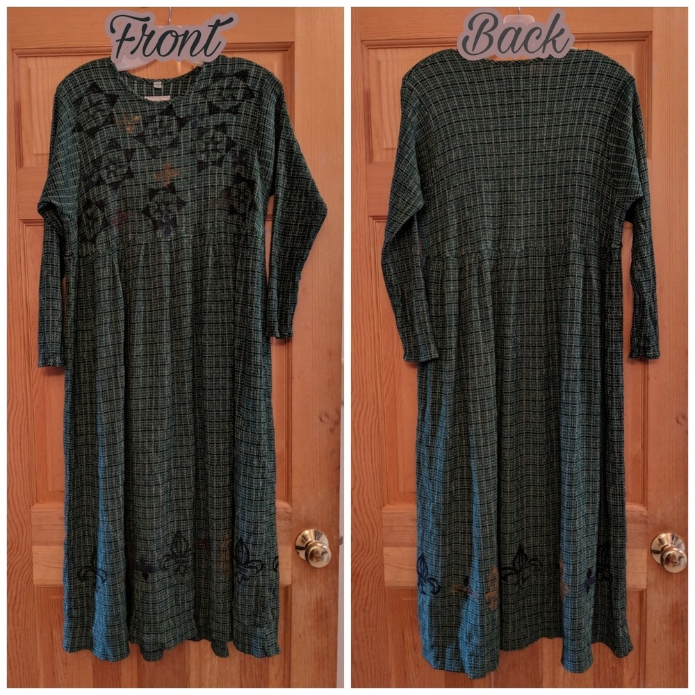 Green Plaid Dress